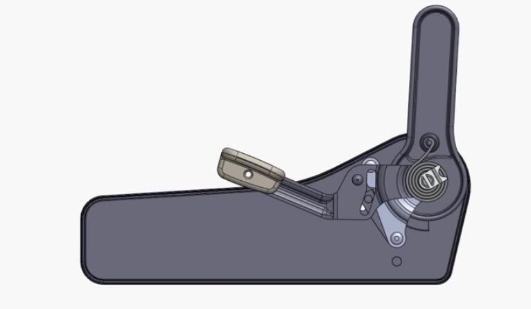 Flat spiral spring for car seat adjuster