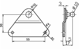 Gas spring brackets 