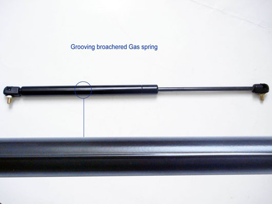 ribbed gas spring