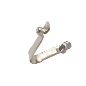 Flat Metal Round Tent Pole Push Button V Spring Clip V-shape Clip Metal Clip Button